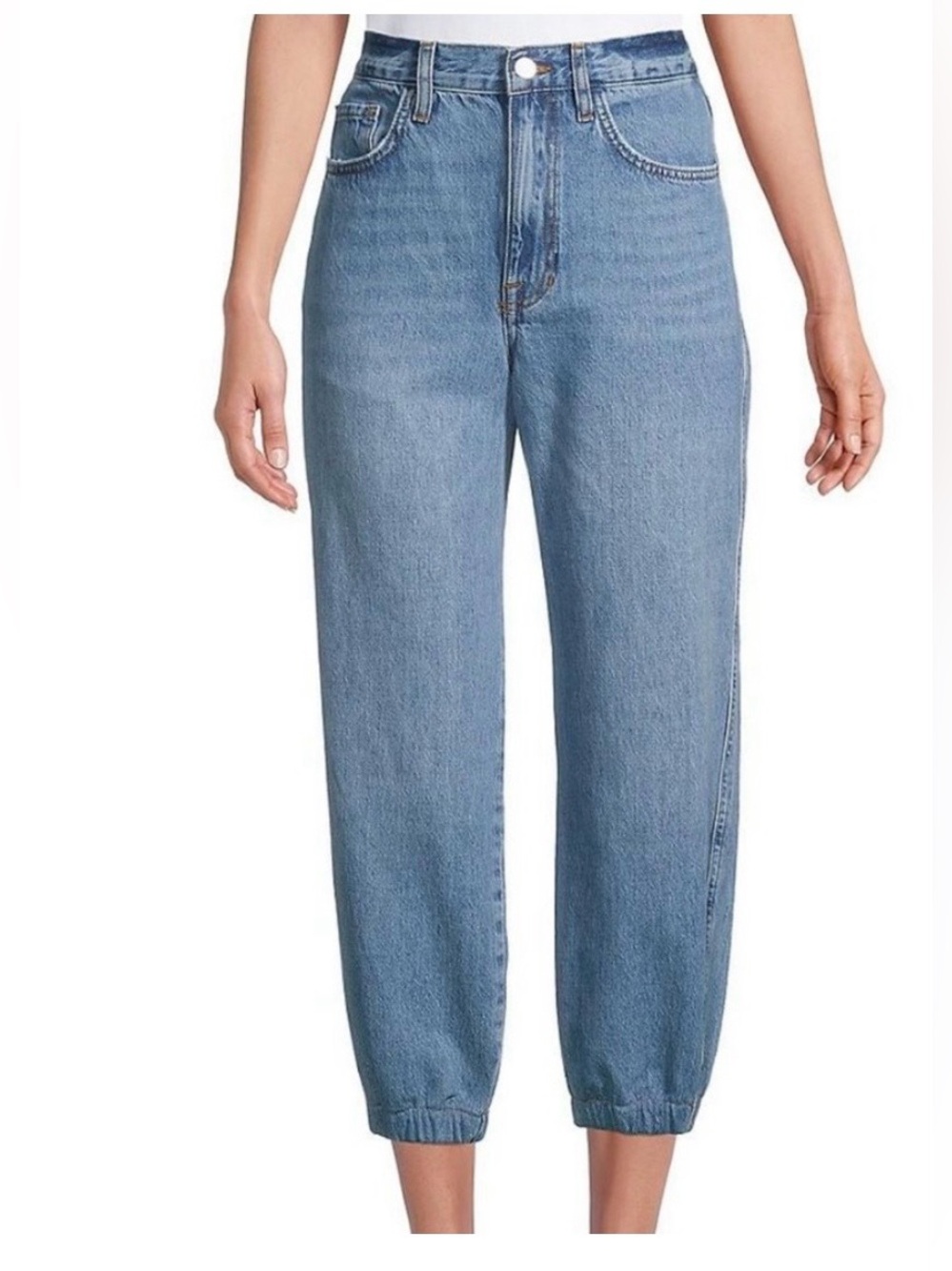 FRAME Denim The Lounge Chill Jeans Cropped Jogger